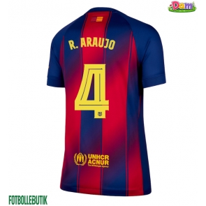 Barcelona Ronald Araujo #4 Hemmatröja Kvinnor 2025-26 Kortärmad